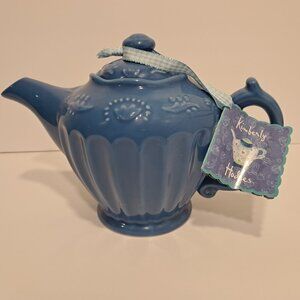 Kimberly Hodges Blue Tea Kettle